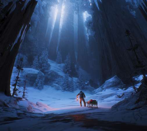 Christmas Wallpapers Mobiele Horizontaal achtergrond
