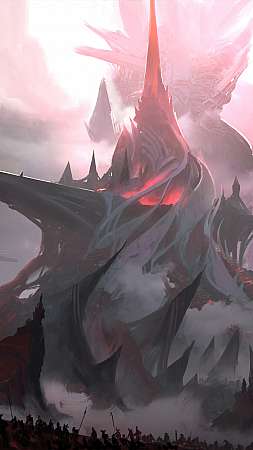 Magic the Gathering - March of the Machine: Eldraine sketches Mobiele Verticaal achtergrond