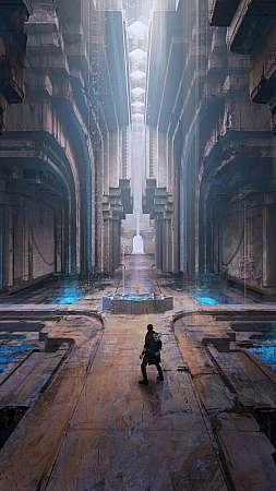 Star Wars Jedi: Survivor - Underground Temple Mobiele Verticaal achtergrond