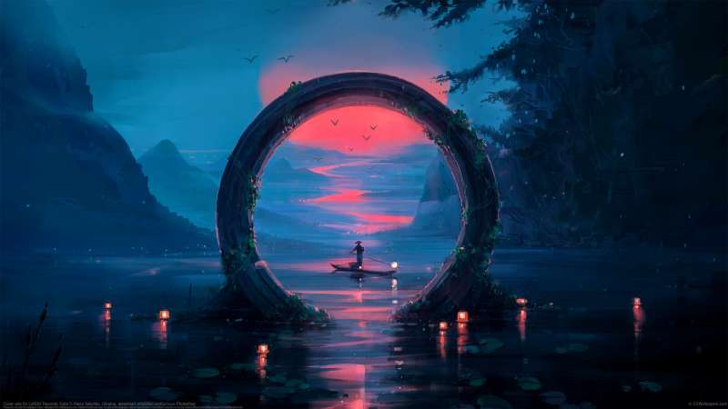 Cover arts for LofiGirl Records: Gate achtergrond