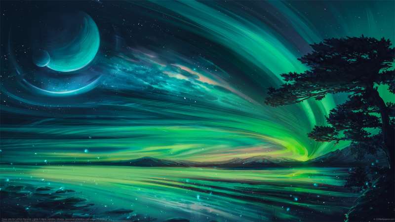 Cover arts for LofiGirl Records: Lights achtergrond