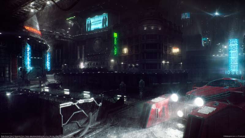 Blade Runner Paris achtergrond