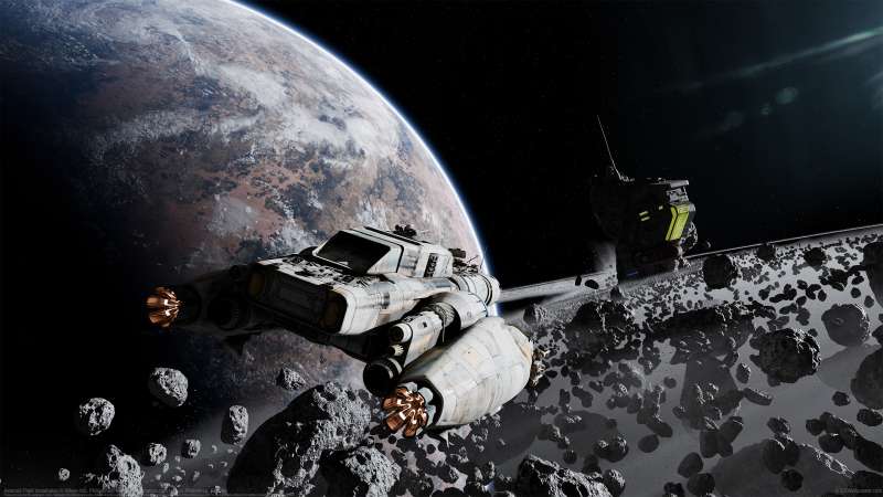 Asteroid Field Installation achtergrond