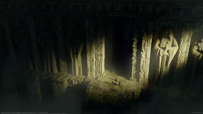 Temple Entrance achtergrond