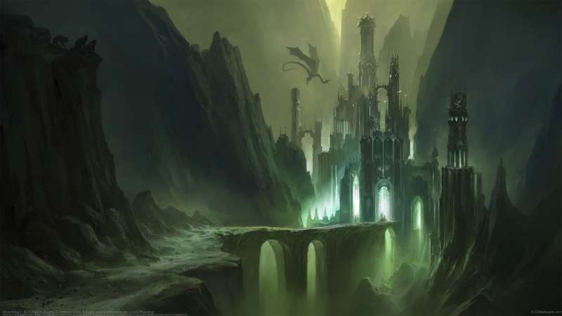Minas Morgul - MTG Playmat (Swamp) achtergrond