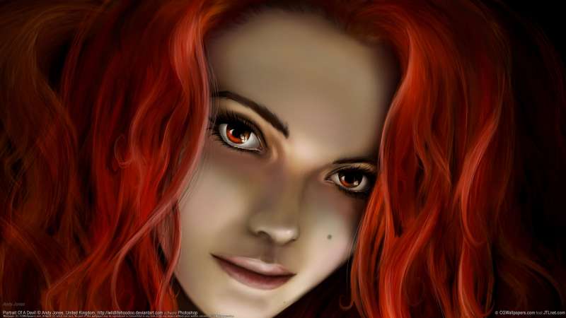 Portrait Of A Devil achtergrond