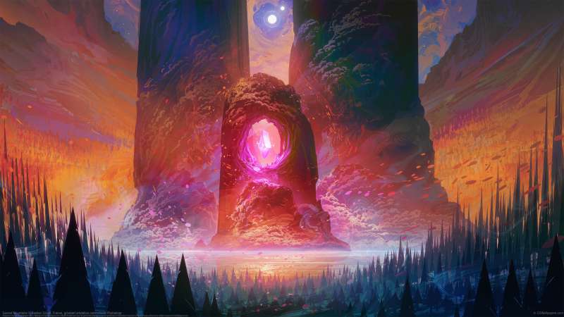 Sacred Mountains achtergrond