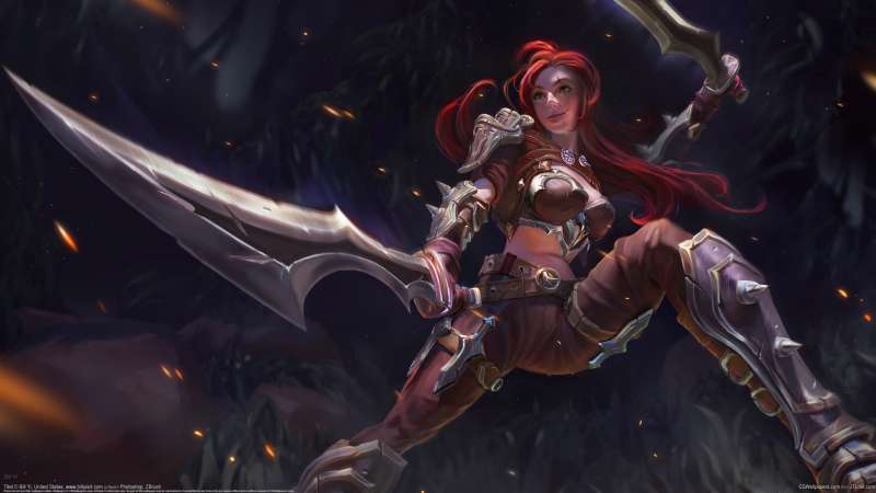 League of Legends - Katarina fan art achtergrond