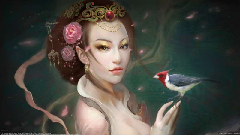 The princess and the bird achtergrond