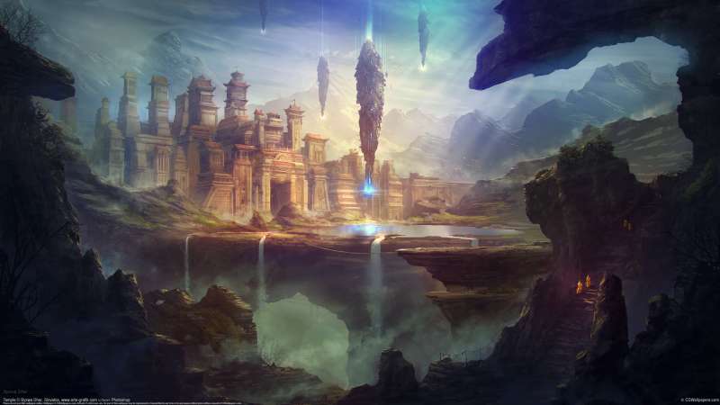 Temple achtergrond
