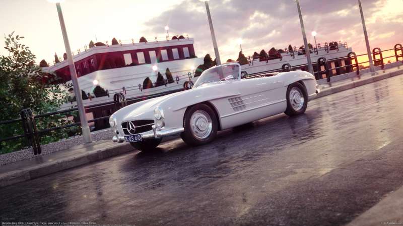 Mercedes-Benz 300SL achtergrond