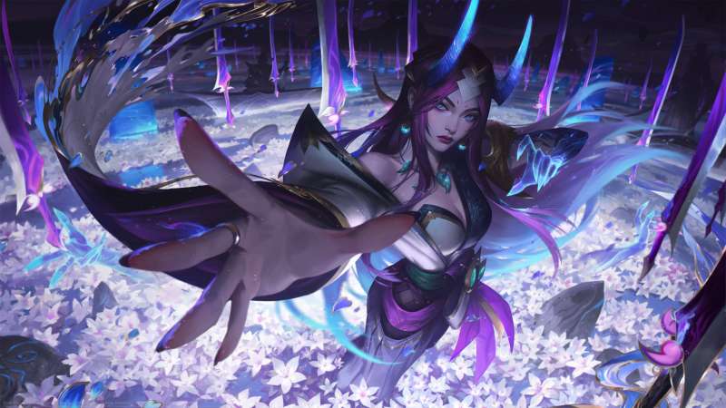 Spirit Bloosom Irelia splash achtergrond