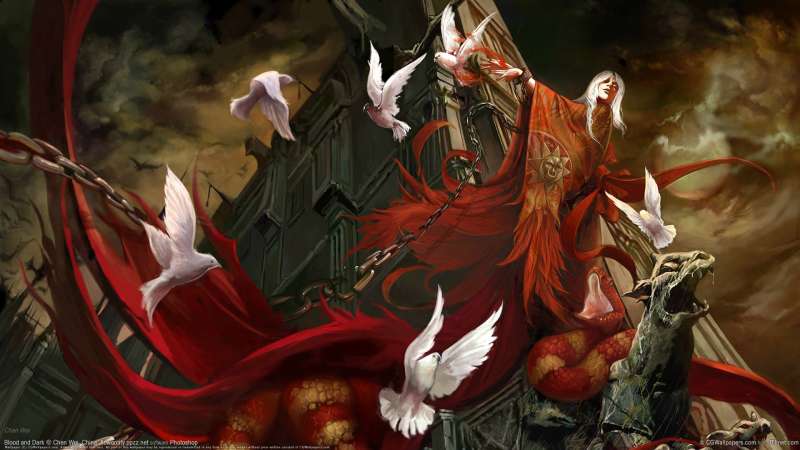 Blood and Dark achtergrond