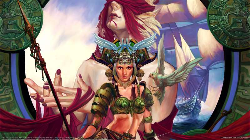 Amazon Queen achtergrond