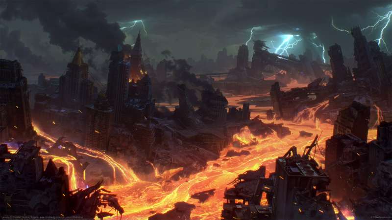 Lavacity achtergrond