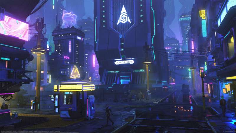 Avalon - Cyberpunk World achtergrond