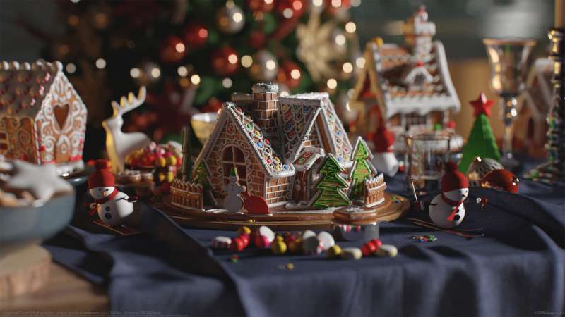 Gingerbread Street achtergrond