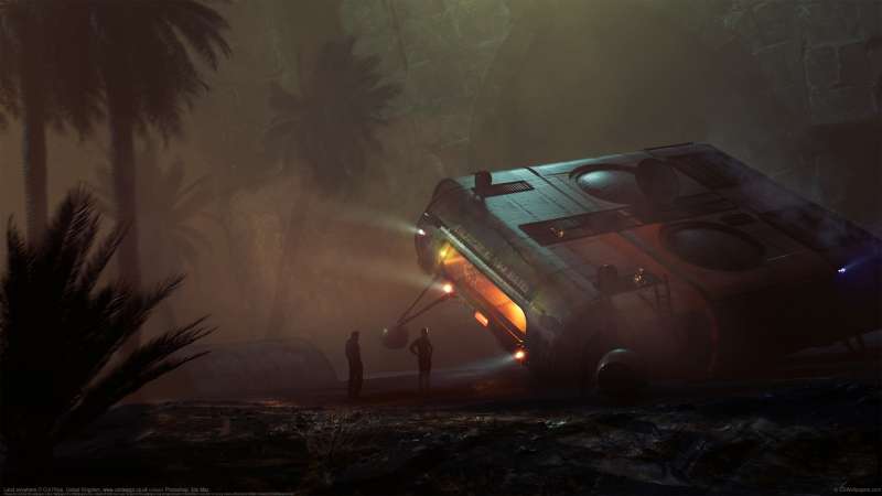 Land anywhere achtergrond