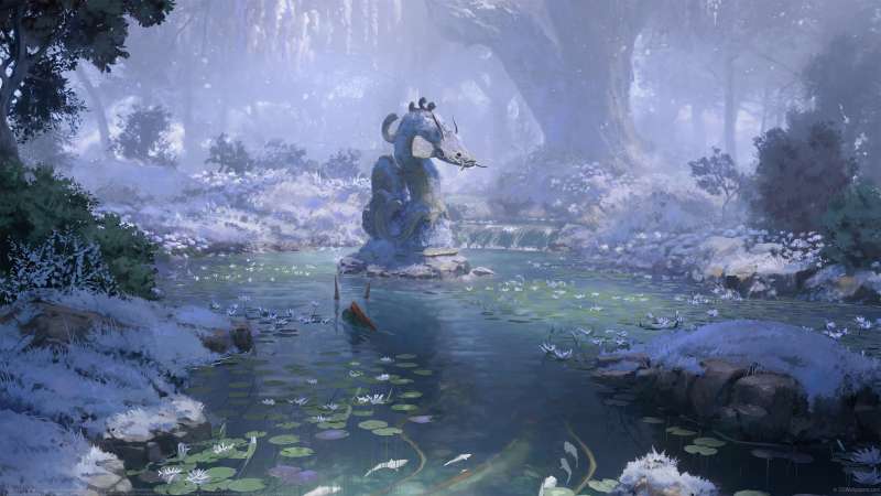 Dragon's Pond achtergrond
