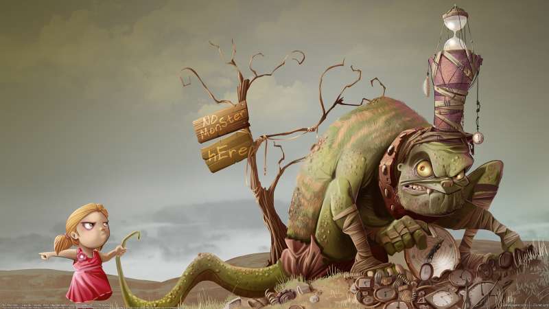 No Monster achtergrond