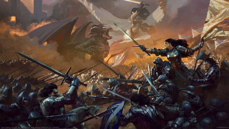 Time of Legends: Joan of Arc cover art achtergrond