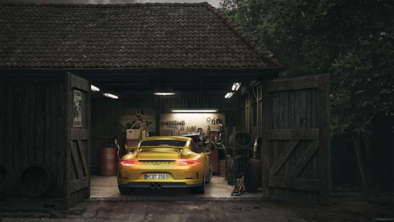 Porsche Barn achtergrond