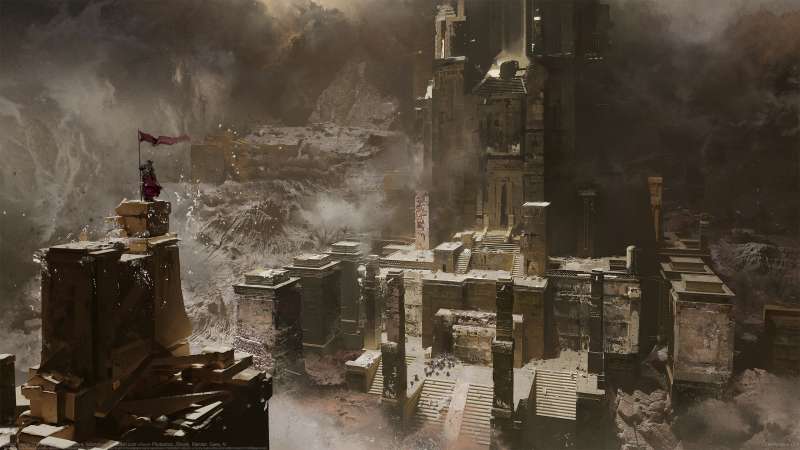 Desert Castle achtergrond