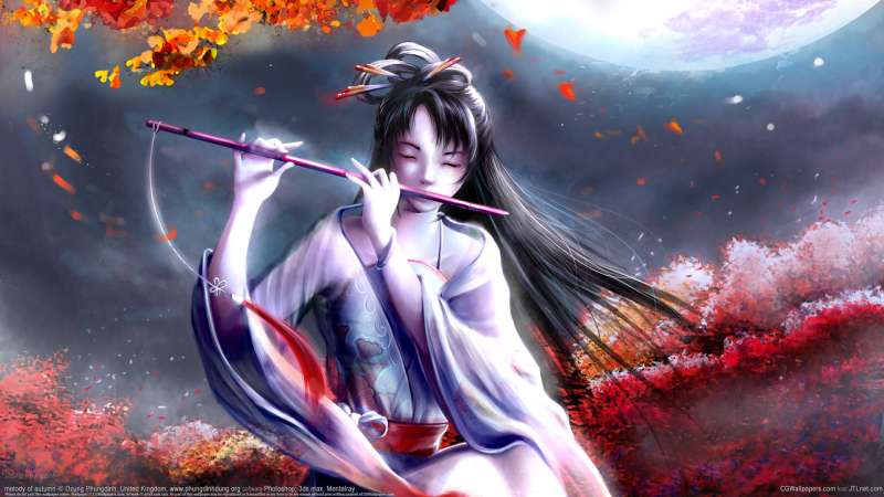 Melody of Autumn achtergrond