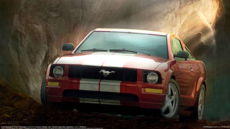 Ford Mustang achtergrond