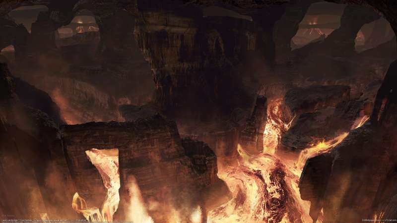 Lava Landscape achtergrond