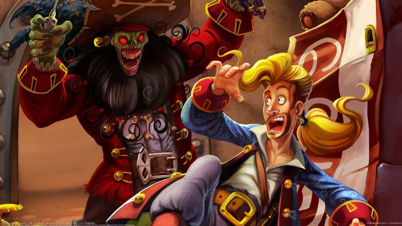 Monkey Island 2 -tribute achtergrond