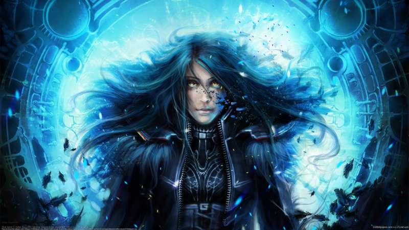 Blue storm achtergrond