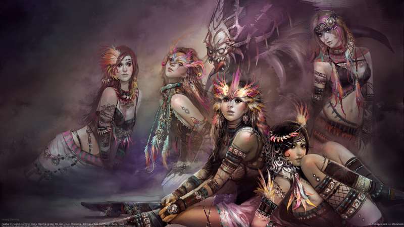 Feather achtergrond