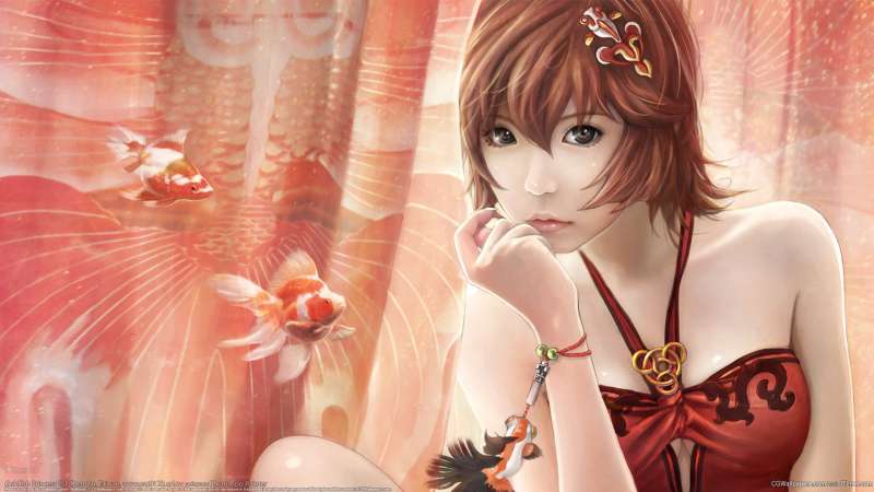Goldfish Princess achtergrond