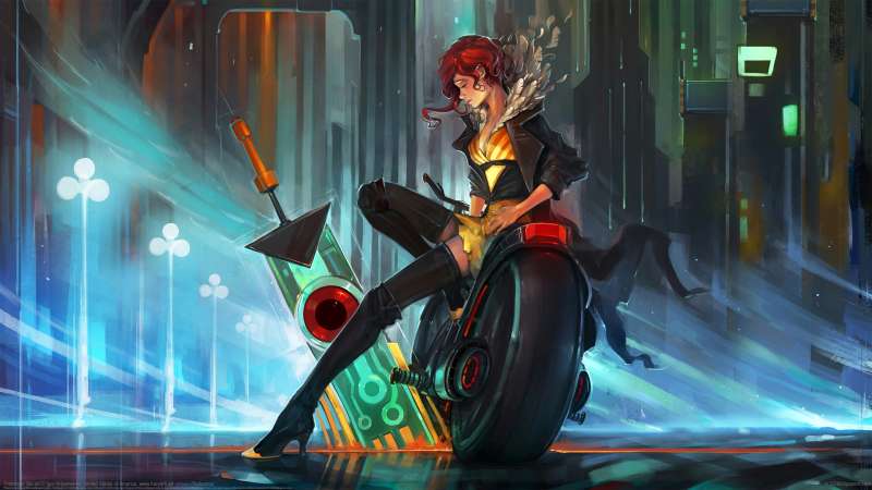 Transistor fan art achtergrond