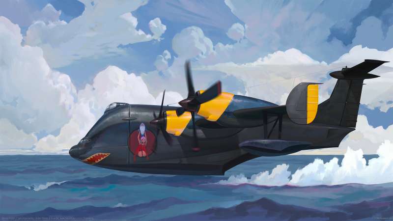 Marine sketch achtergrond