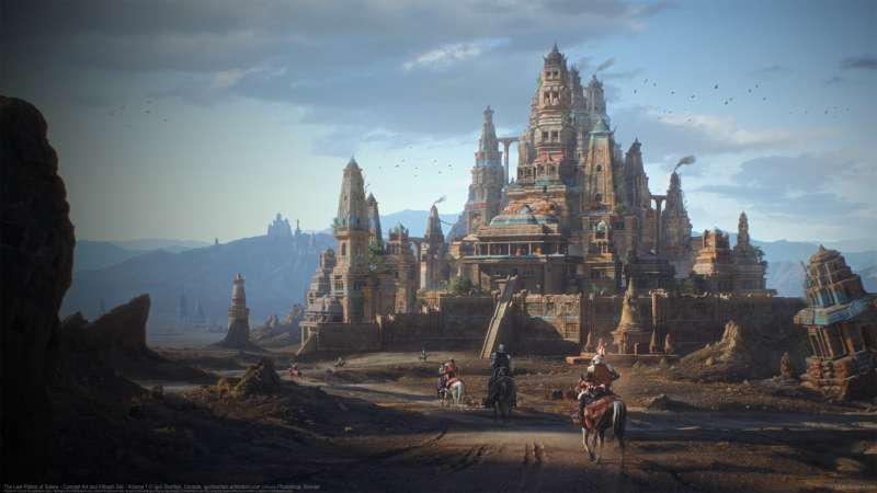 The Last Riders of Solara - Concept Art and Kitbash Set - Volume 1 achtergrond