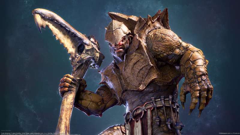 Turtle Barbarian achtergrond
