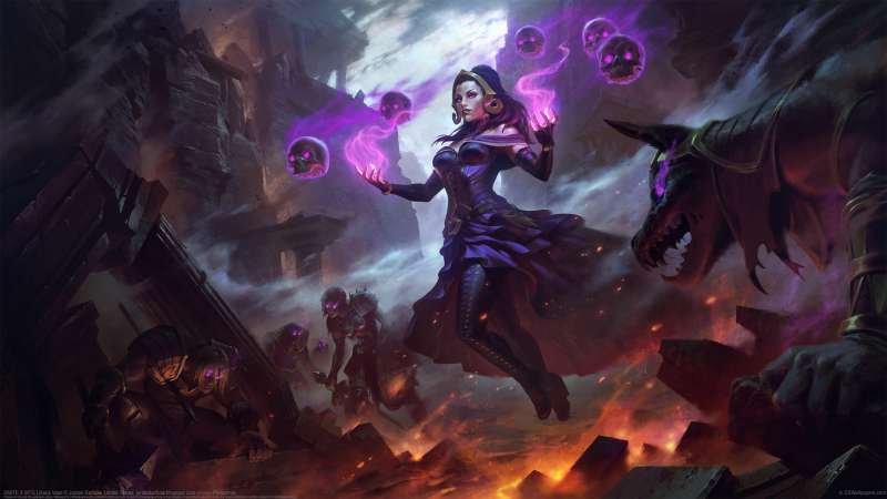SMITE X MTG Liliana Vess achtergrond
