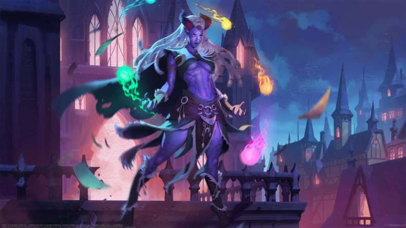 Oath To Embers Card Art - Spheromancer achtergrond