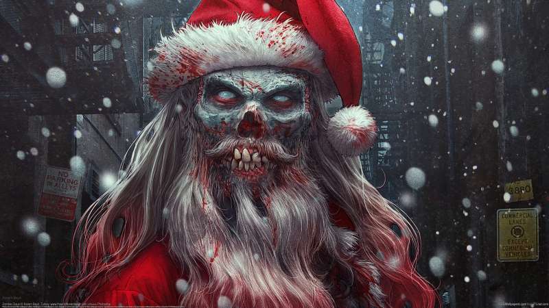 Zombie Claus achtergrond