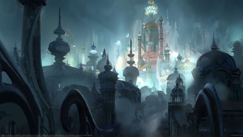 Magic the Gathering - Aetherdrift - Avishkar Swamp achtergrond
