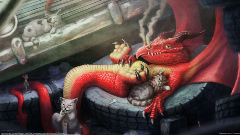 Junk Yard Dragon achtergrond