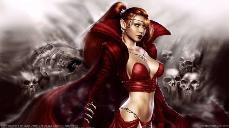 Crimson Enchantress achtergrond