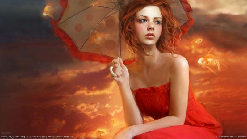 Umbrella Sky achtergrond