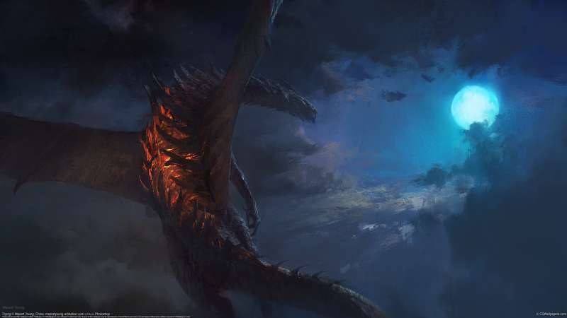Flying achtergrond