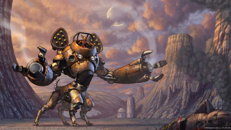Max Bigguns and his Chihuahuabot achtergrond
