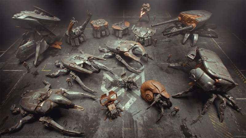 The discovered hangar achtergrond