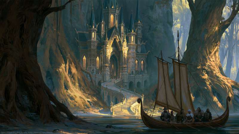 Fantasy Landscape 003 achtergrond