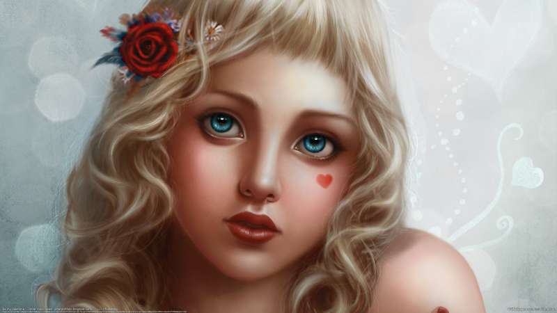 Be my Valentine achtergrond